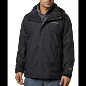 Columbia Men's Bugaboo II Fleece Interchange Snow Omni-Tech Jacket Black Size M